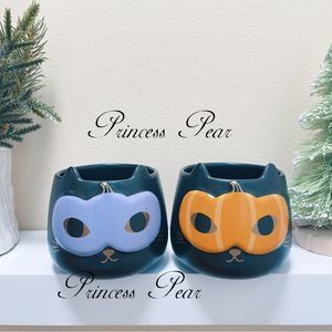 Starbucks 2020 Thailand yellow mask&2022 Japan purple maskHalloween Cat Costume
